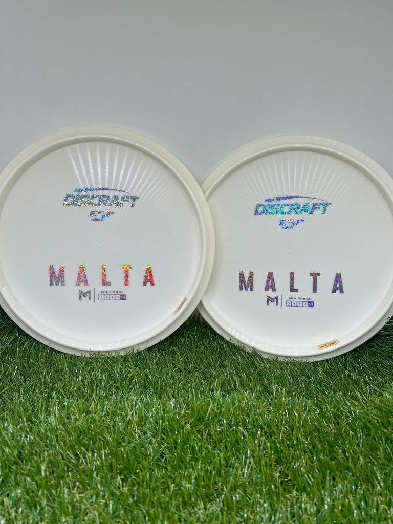Discraft Paul McBeth White ESP Malta Bottom Stamp - Multiple Options Available Discraft