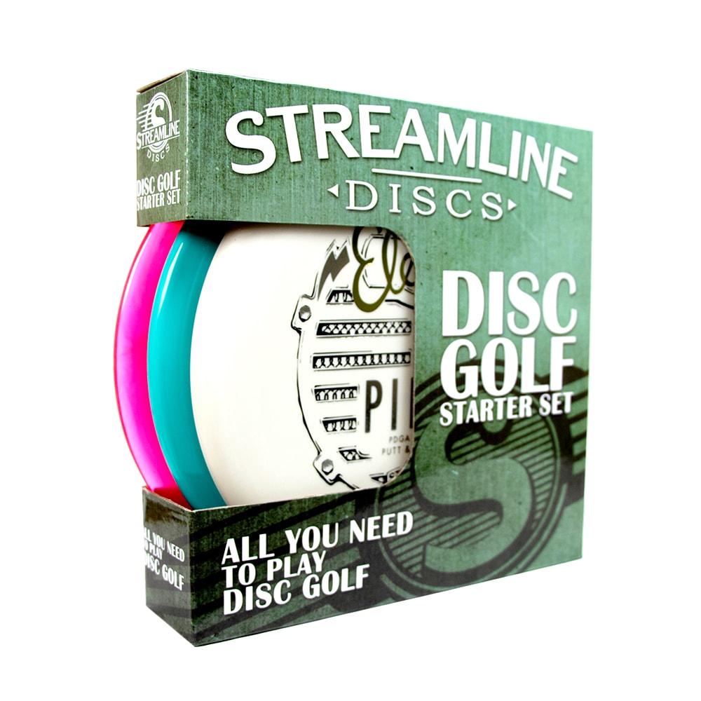 Streamline Disc Golf Premium Starter Set Circle Disc Golf
